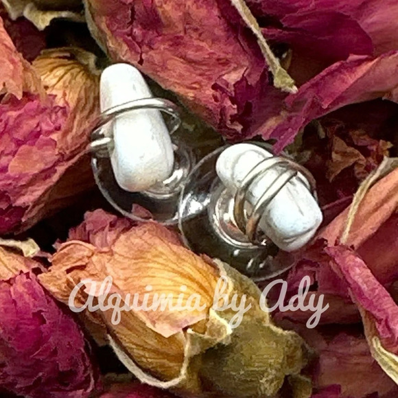 Howlite silver victorian gem ring/ patience and tenderness - Picture 6 of 8